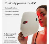 Therabody TheraFace Mask Glo - Clinically Proven LED Skincare Mask for Glowing, Healthier-Looking Skin