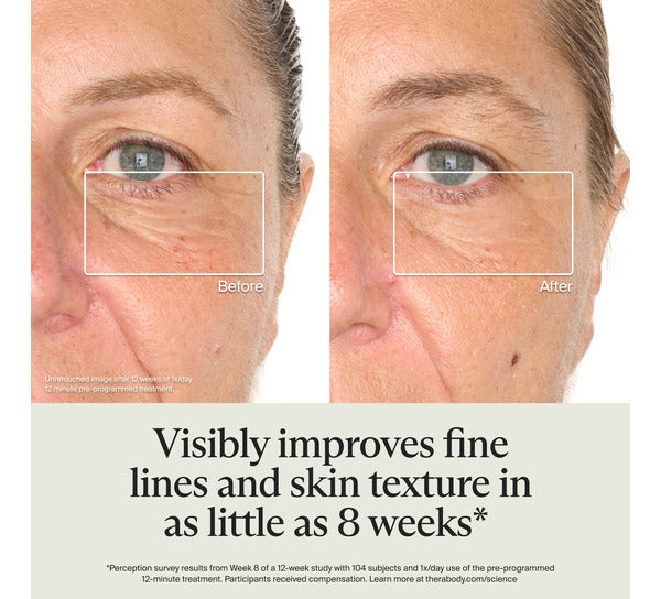 Therabody TheraFace Mask Glo - Clinically Proven LED Skincare Mask for Glowing, Healthier-Looking Skin