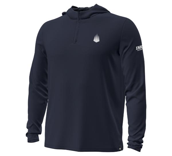 UA Drive Storm 1/4 Zip Long Sleeve Hood
