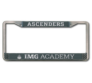 Antique Pewter License Plate Frame